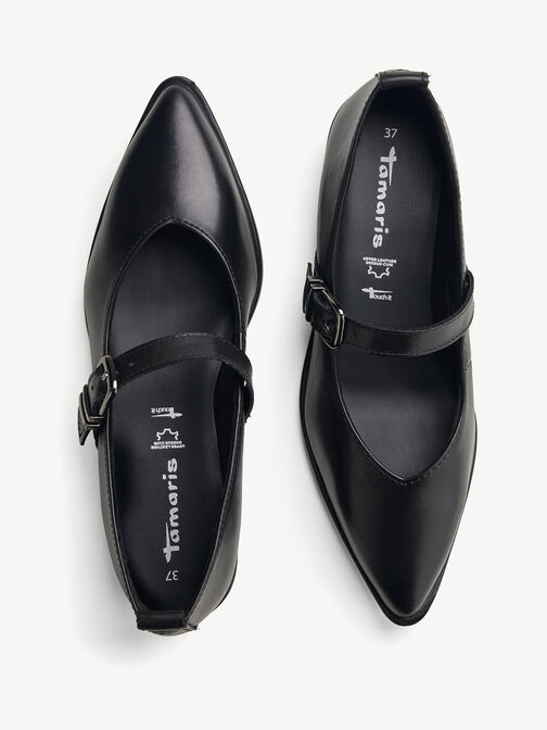 Ballerina, BLACK LEATHER, hi-res