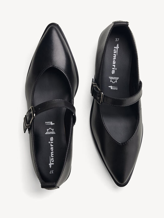 Ballerina, BLACK LEATHER, hi-res