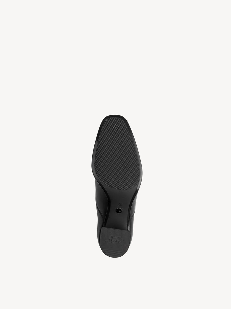 Leather Bootie - black, BLACK LEATHER, hi-res
