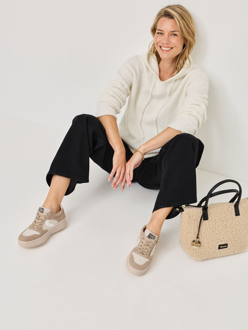 Sneaker - bruin, BEIGE COMB, hi-res