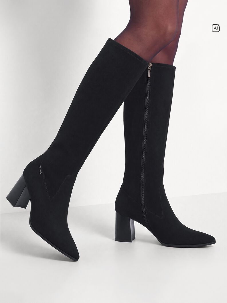 Stiefel - schwarz, BLACK, hi-res
