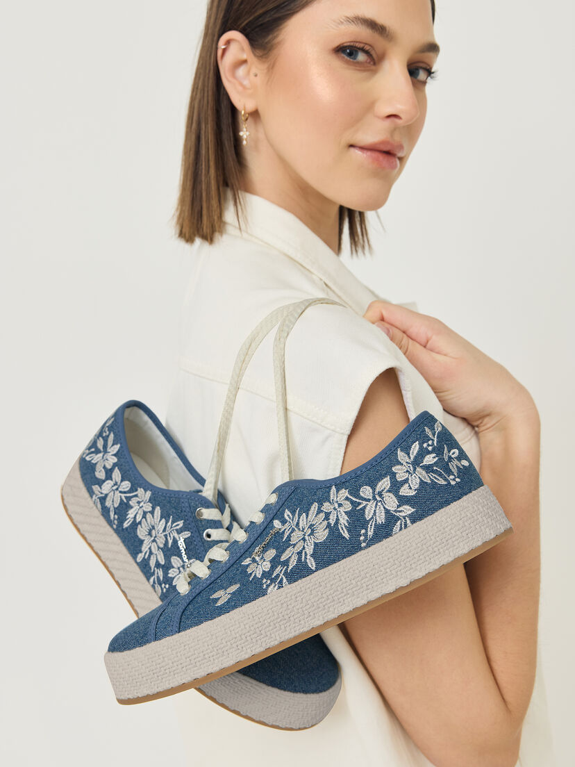 Sneaker - blauw, DENIM, hi-res