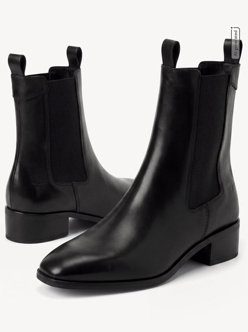 Chelsea Boot, BLACK LEATHER, hi-res