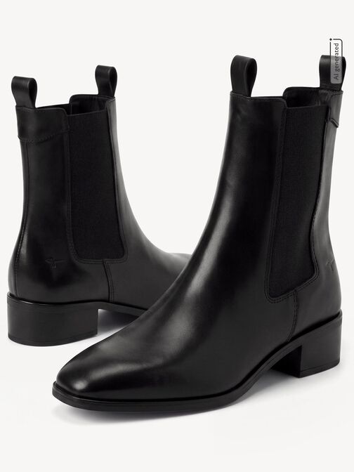 chelseaboot, BLACK LEATHER, hi-res