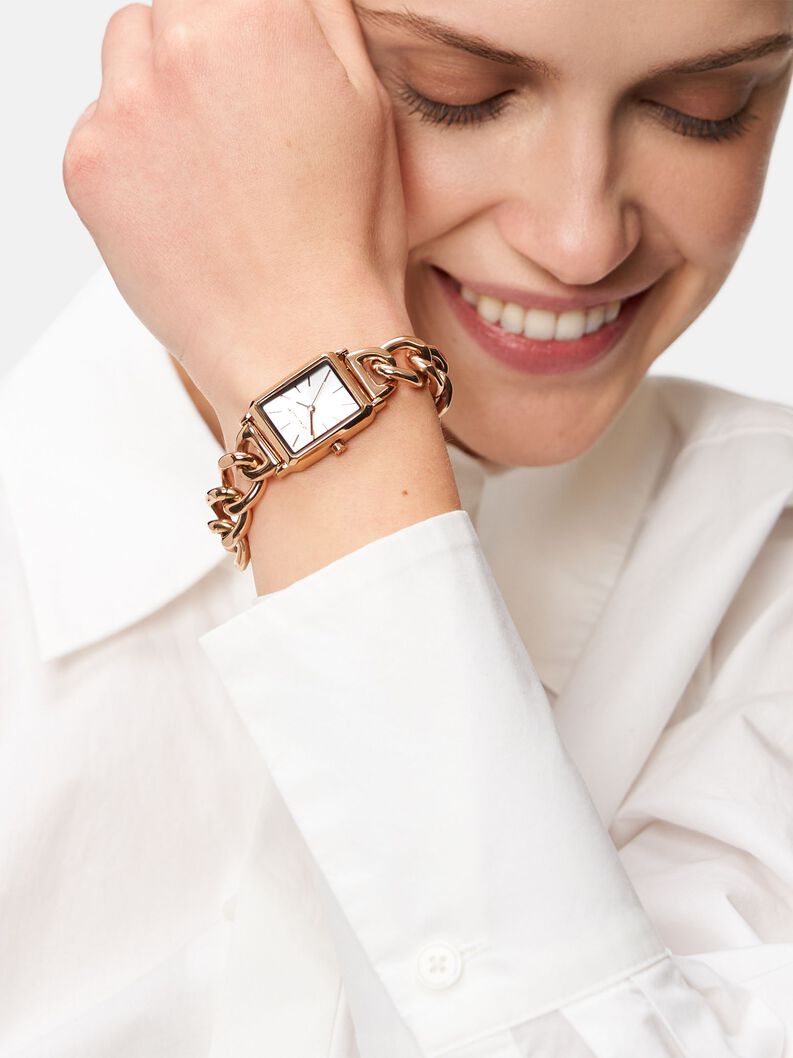 Horloge - rosegoud, roségold-roségold, hi-res