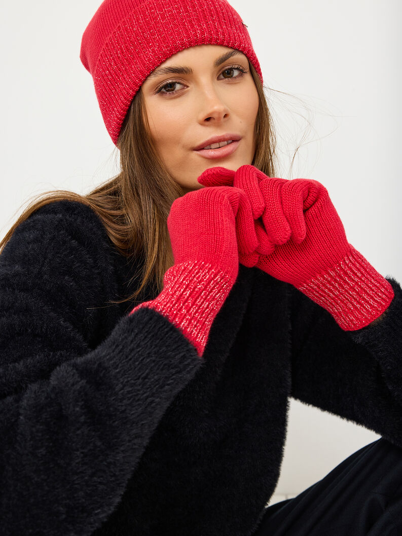 Beanie - red, Scarlet, hi-res