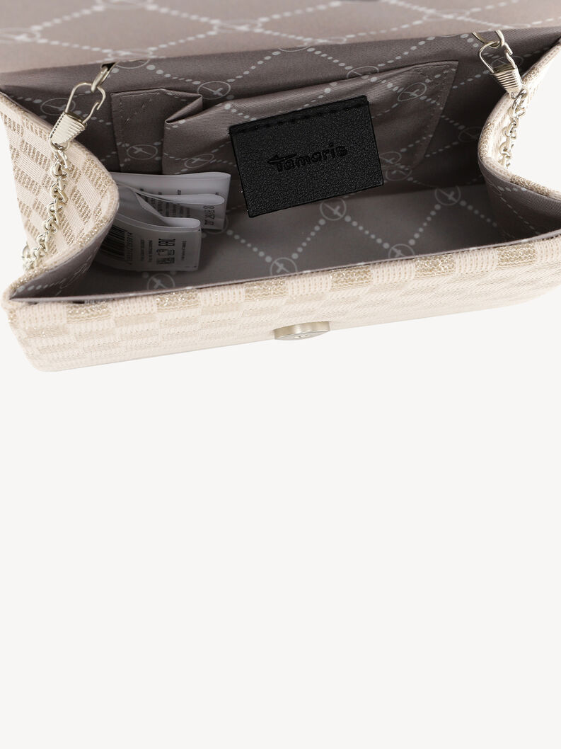 Clutch bag - beige, beige, hi-res