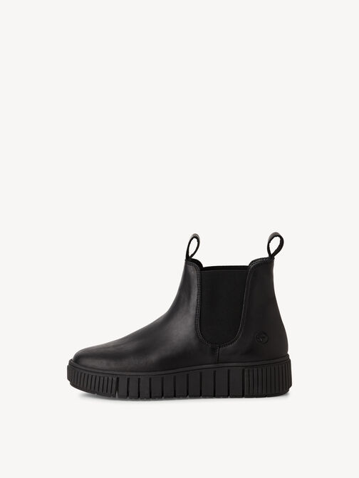 Chelsea boot, BLACK LEATHER, hi-res