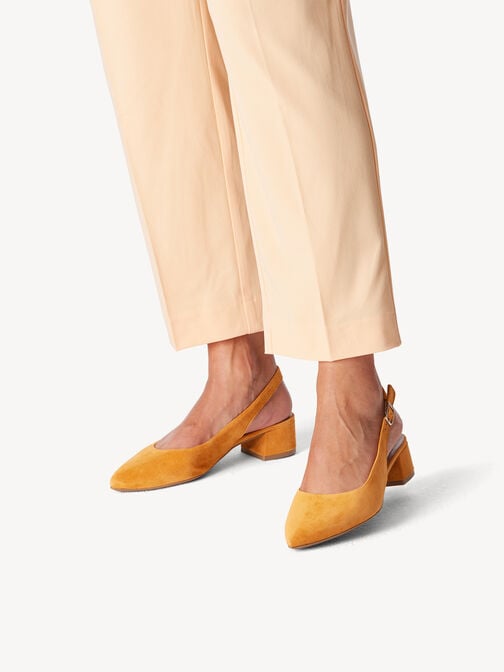 Slingpumps, ORANGE, hi-res