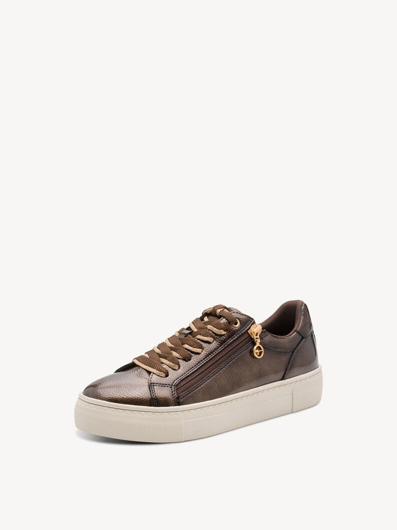 Sneaker - braun, BROWN PATENT, hi-res