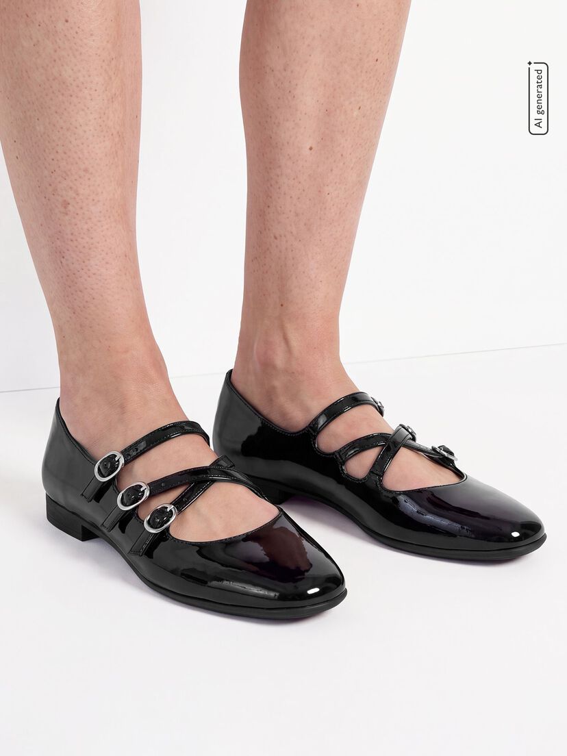 Ballerina, BLACK PATENT, hi-res