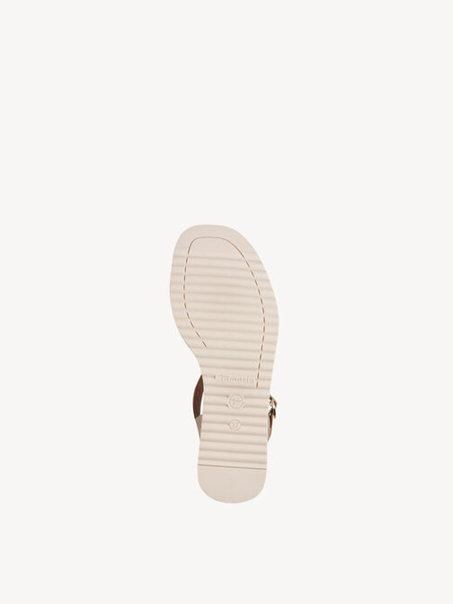 Heeled sandal, LT.GOLD COMB, hi-res