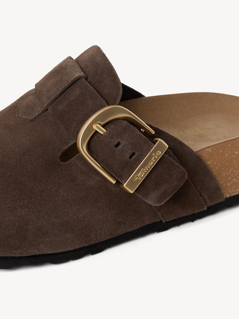 Leren Slipper - bruin, 304, hi-res