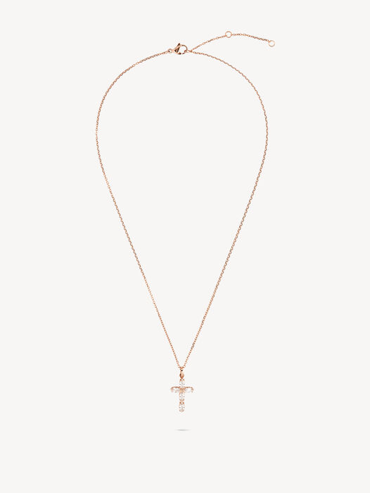 Halskettinge, ros&eacute;gold, hi-res