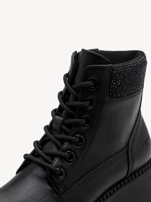 Enkellaarsje, BLACK/GLAM, hi-res