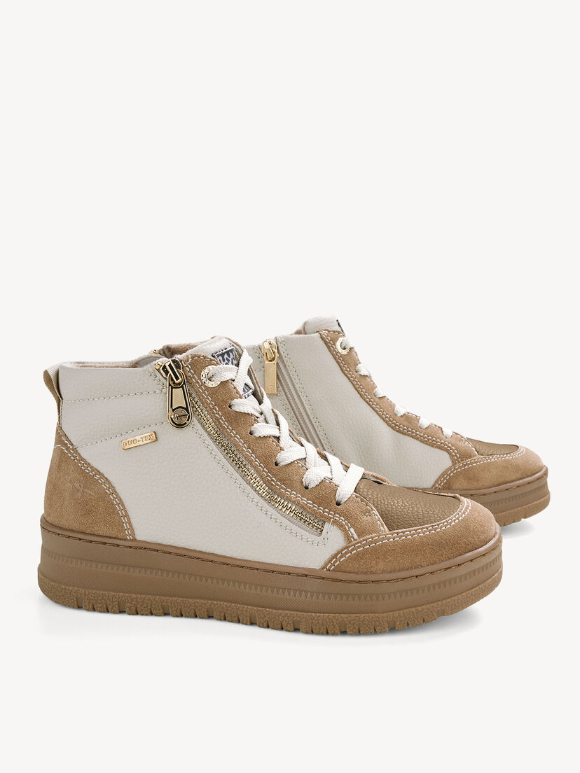 Enkellaarsje - wit, OFFWHITE COMB, hi-res