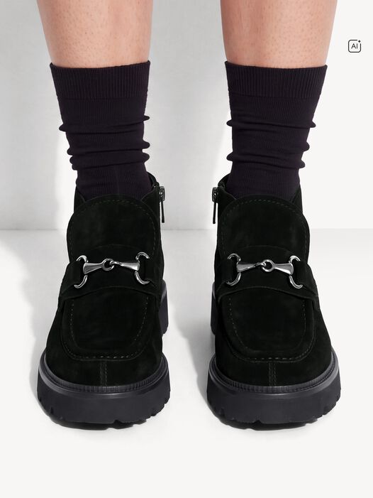 Enkellaarsje, BLACK SUEDE, hi-res