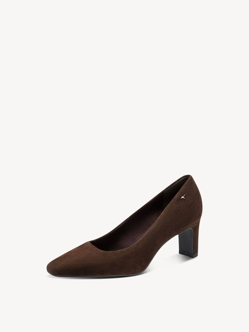 Leren Pumps - bruin, 304, hi-res