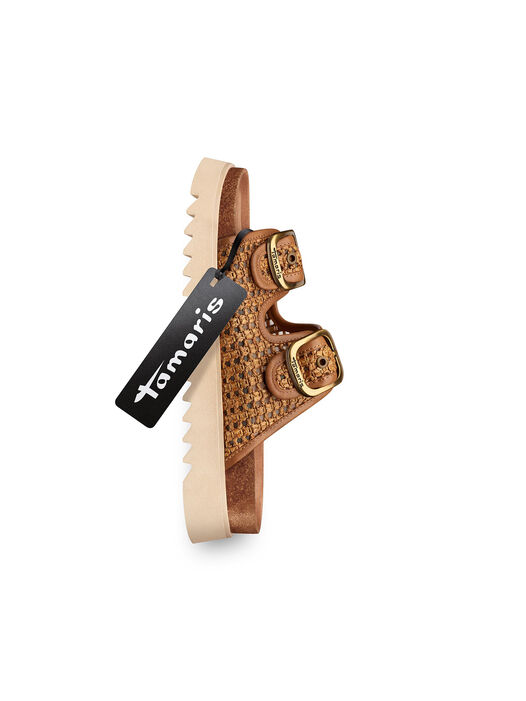 Slipper, cognac, hi-res