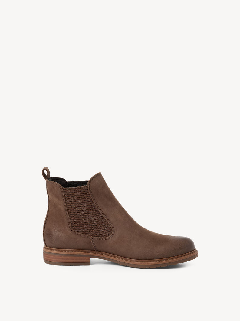 Leder Chelsea Boot - beige, DUNE NUBUC, hi-res