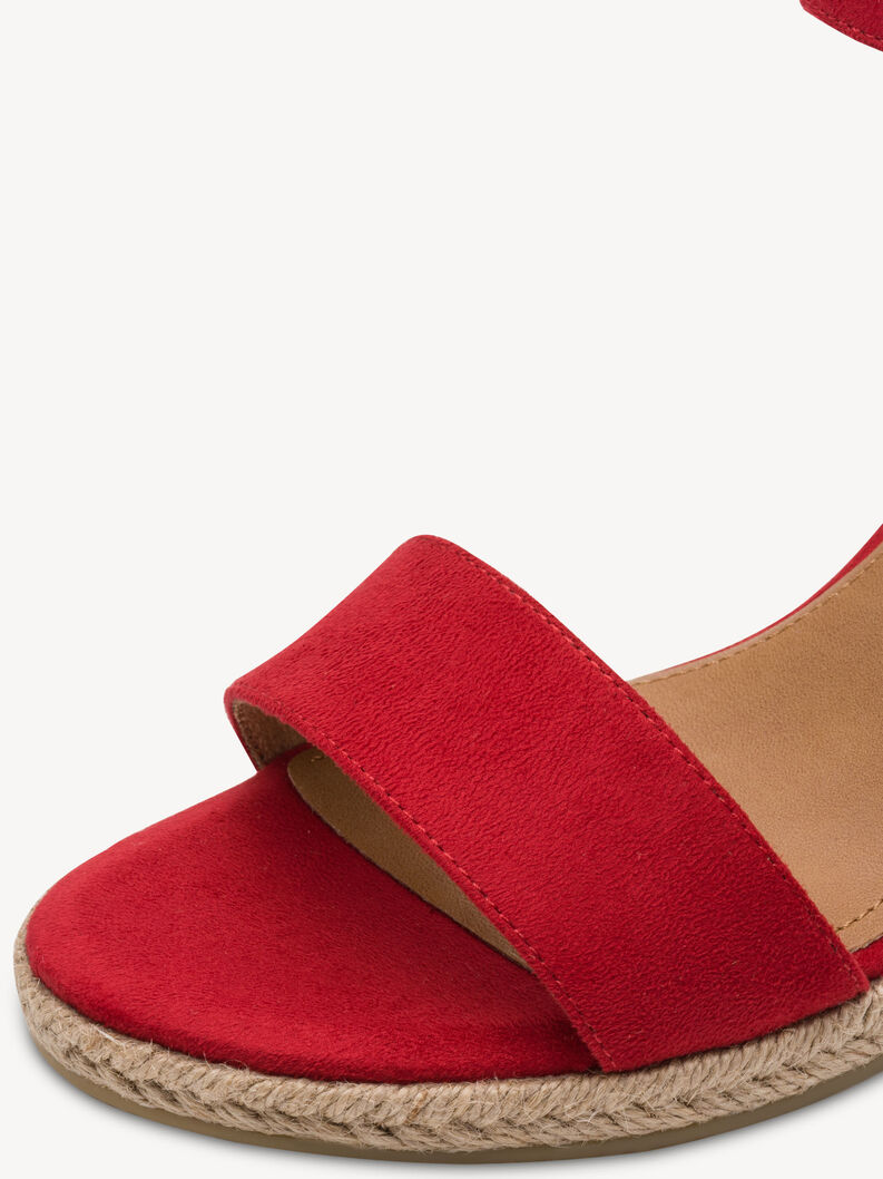 Heeled sandal, CHERRY, hi-res