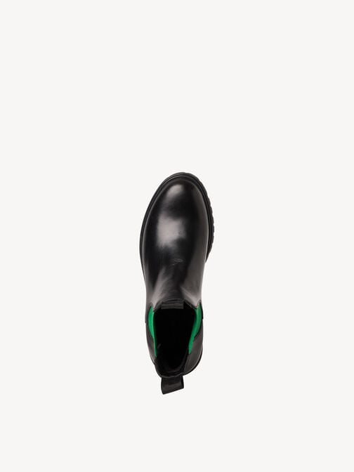 Chelsea Boot, BLK LEA./GREEN, hi-res