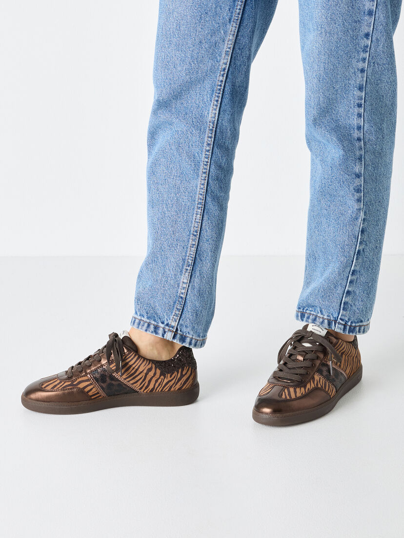 Sneaker - bruin, MOCCA COMB, hi-res