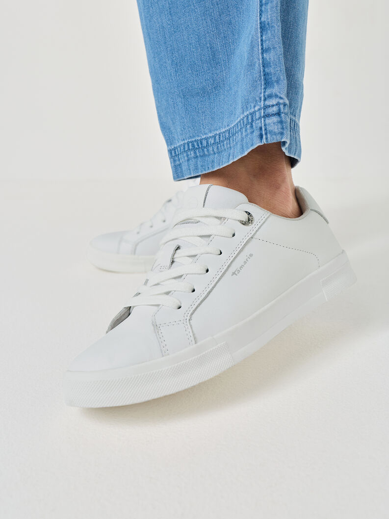 Sneaker - vit, WHITE UNI, hi-res