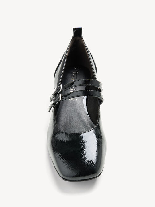 Escarpin, BLACK UNI struc. Patent, hi-res