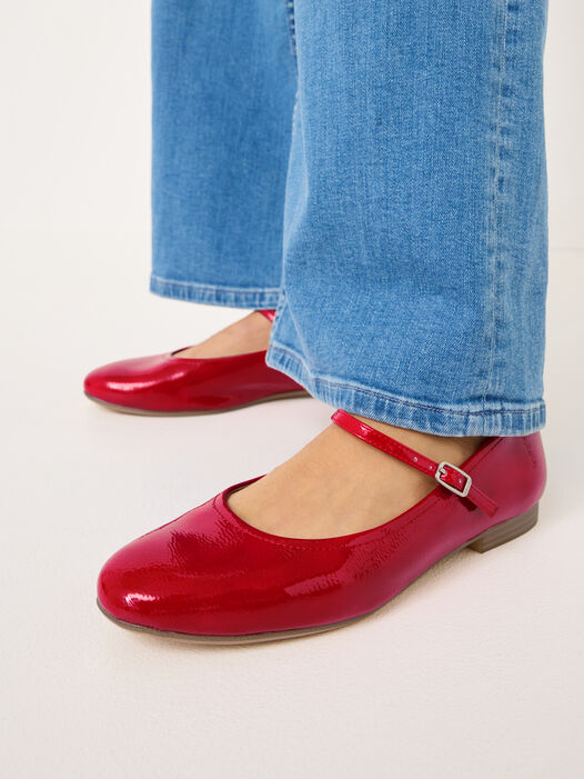 Ballerina, RED PATENT, hi-res