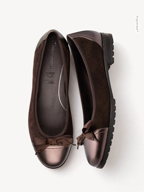 Baleriny, MOCCA SUEDE, hi-res