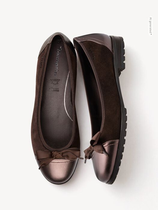Ballerina, MOCCA SUEDE, hi-res