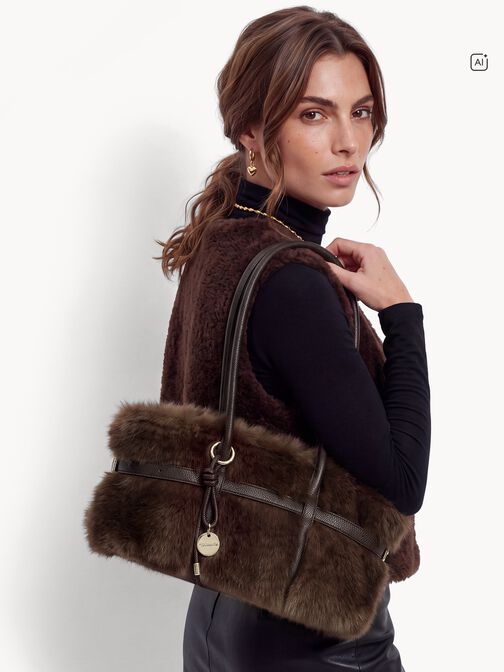 Shopper, brown, hi-res