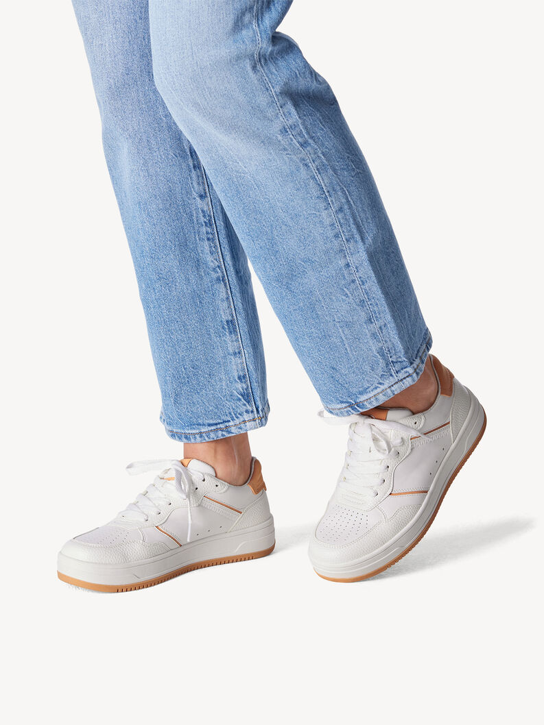 Sneaker - arancione, WHITE/ORANGE, hi-res