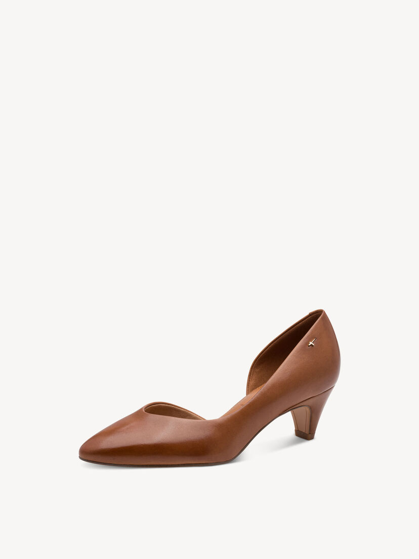 Leren Pumps - bruin, cognac, hi-res