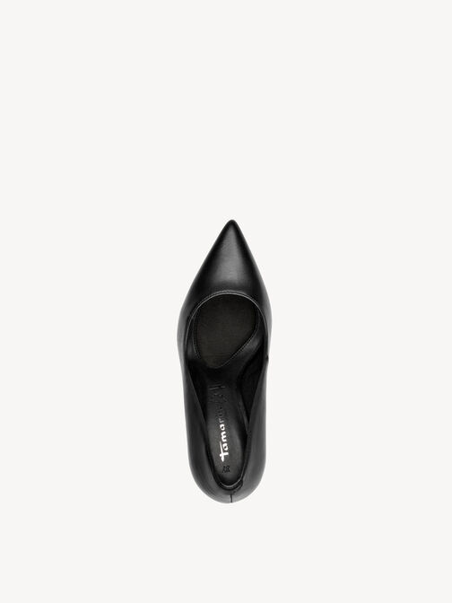 Escarpin, BLACK LEATHER, hi-res