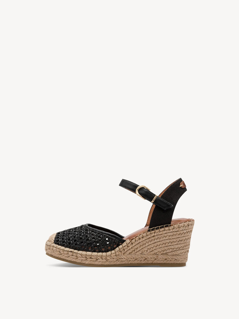 Espadrill - black, BLACK, hi-res