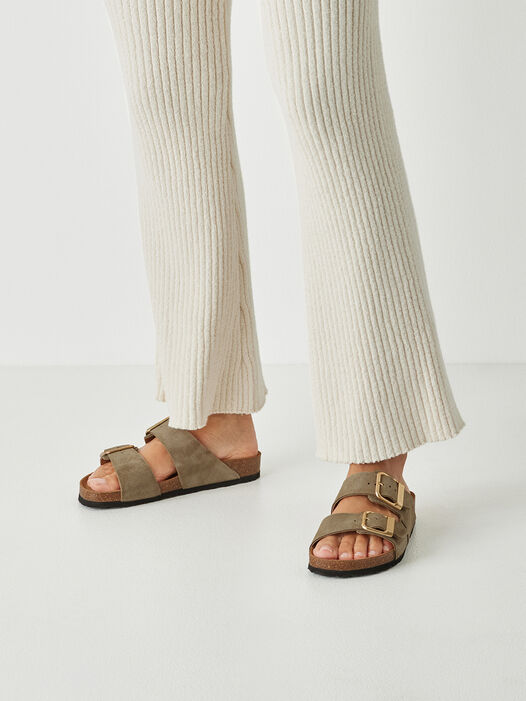 Slipper, OLIVE, hi-res