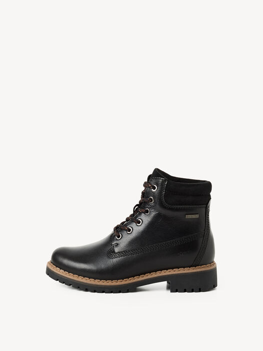 Enkellaarsje, BLACK LEATHER, hi-res