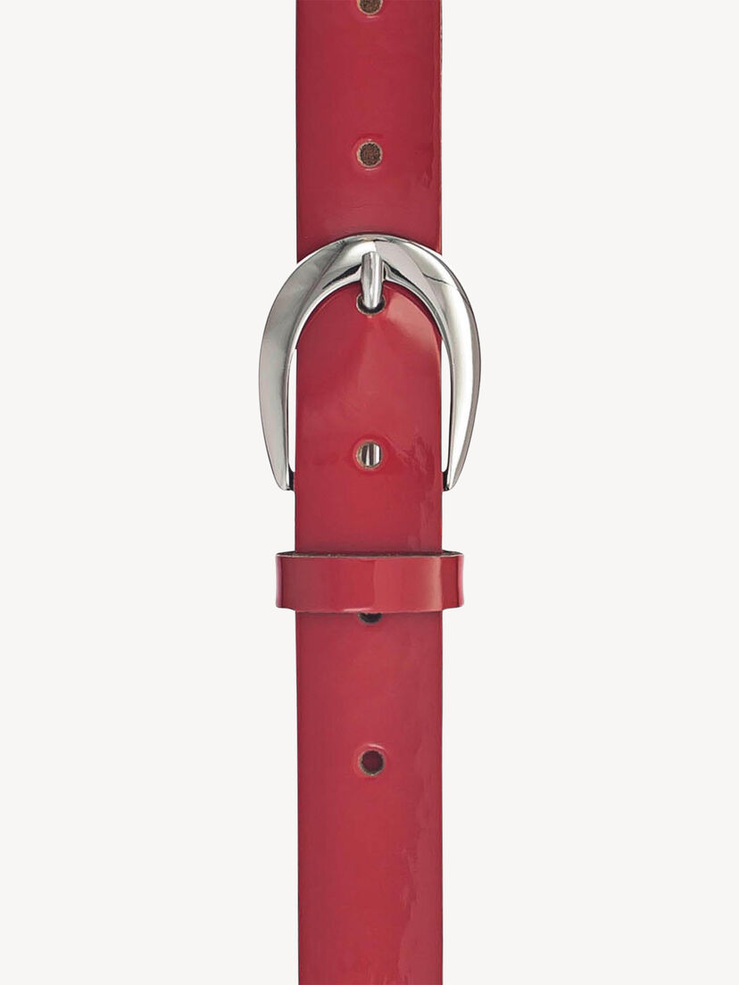 Leren riem, rubin rot, hi-res