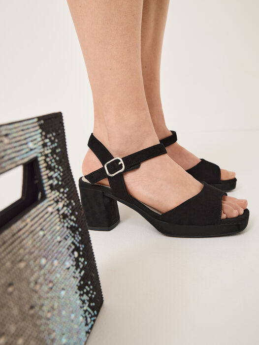 Sandaaltje, BLACK SUEDE, hi-res