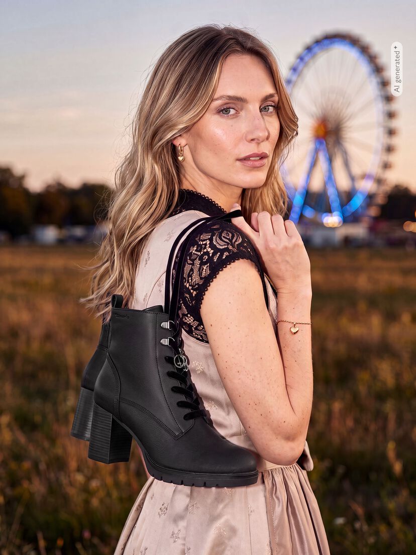Enkellaarsje, BLACK, hi-res