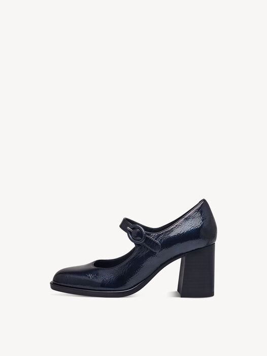 Pumps, NAVY PATENT, hi-res