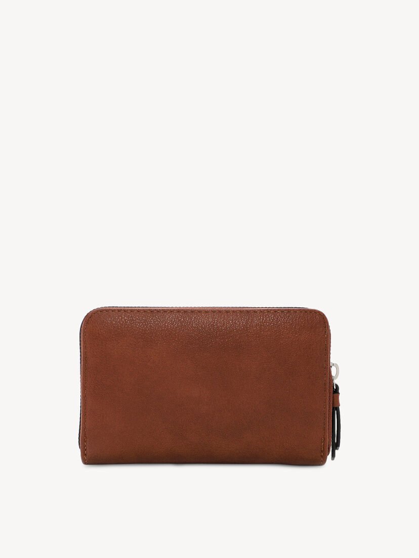 Portemonnee, cognac, hi-res