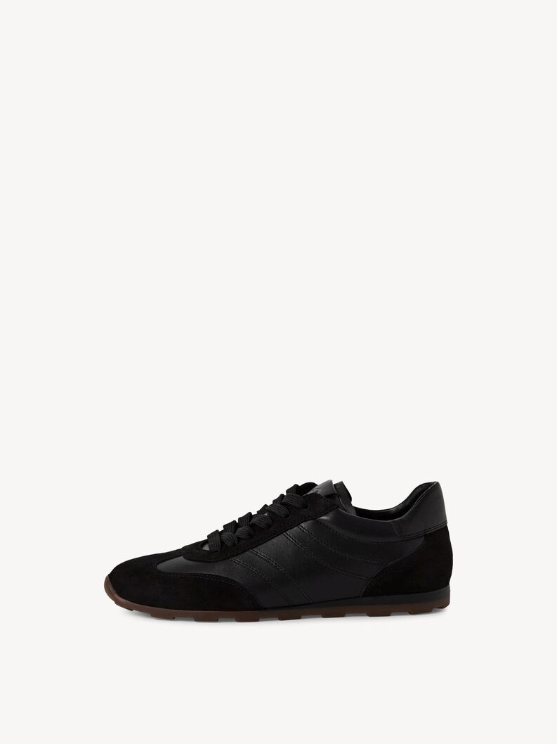 Ledersneaker - schwarz, BLACK COMB, hi-res