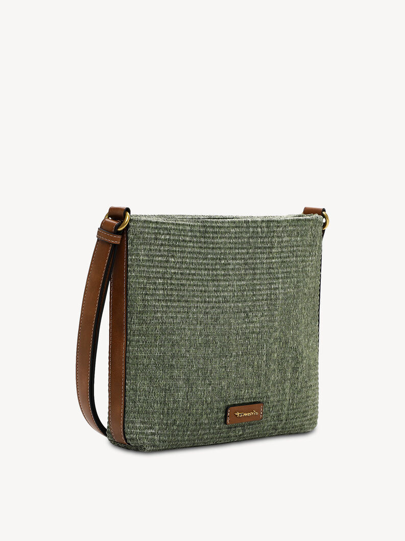 Satchel - green, khaki, hi-res