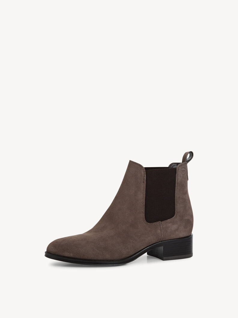 Leder Chelsea Boot - braun, TAUPE SUEDE, hi-res