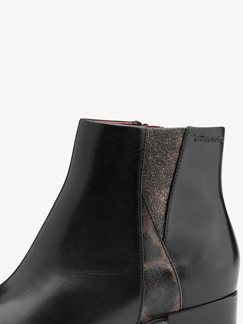 Stiefelette - schwarz, BLACK, hi-res