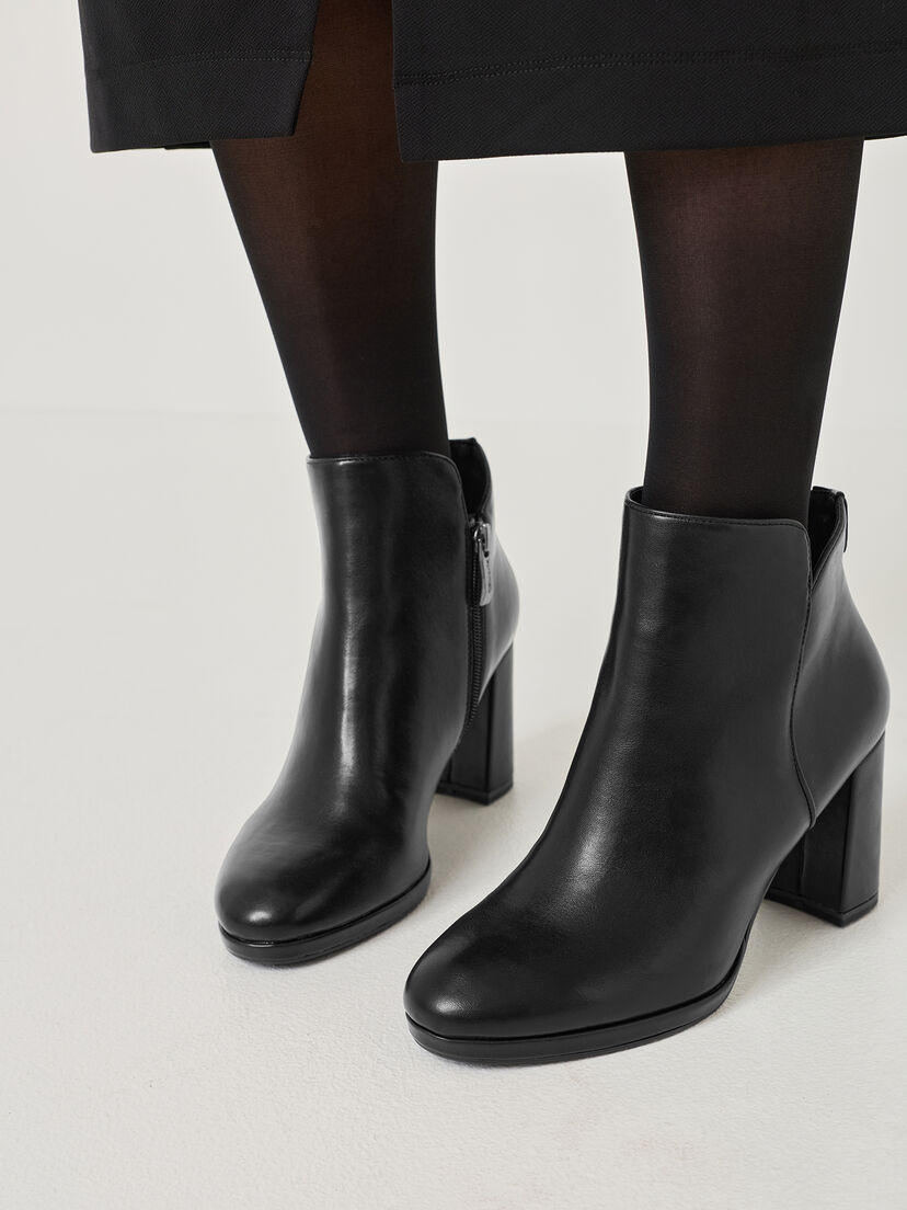 Enkellaarsje - zwart, BLACK MATT, hi-res