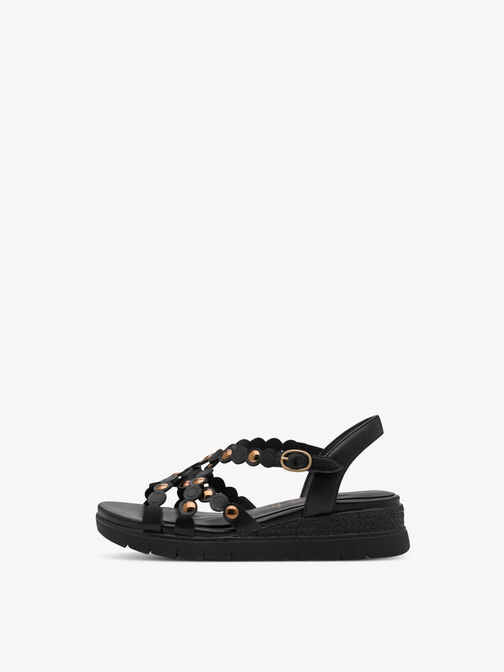 Sandalette, BLACK NAPPA, hi-res